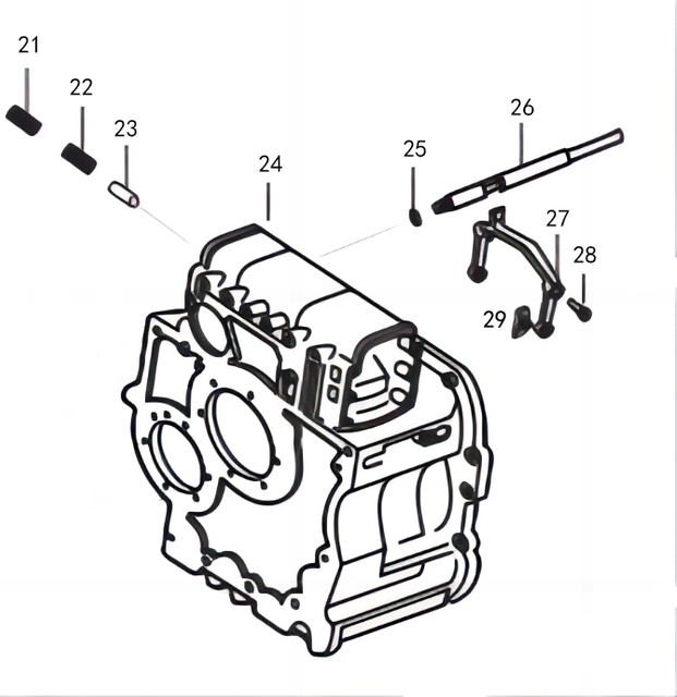 MERCEDES-BENZ GO240-8 Transmission Front Gearbox Housing 3892615501