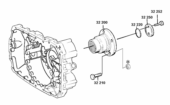 ZF 16S1650 Gearbox Parts Planetary Drive Kit 0091232022