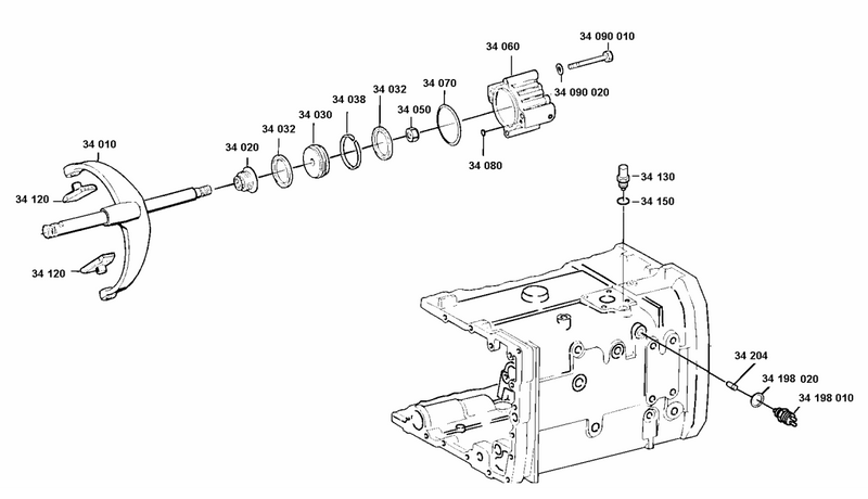 ZF 16S1650 Gearbox Parts GP Shift System