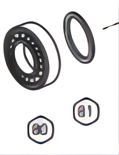 0159814105 Roller Bearing 40x110x12mm