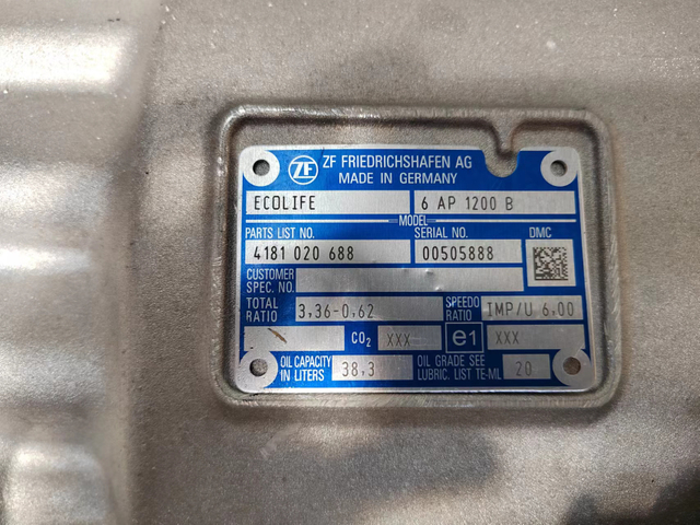 6 Speed Automatic AMT Transmission Assembly 6AP1200B