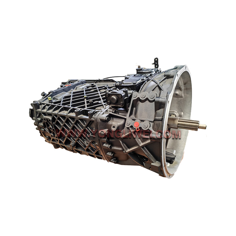 ZF Ecosplit 16S221 Complete 16-Speed Manual Gearbox Assembly